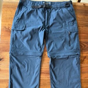 Men’s BC Clothing Hiking Convertible Cargo Pants/Shorts Size XXLx30